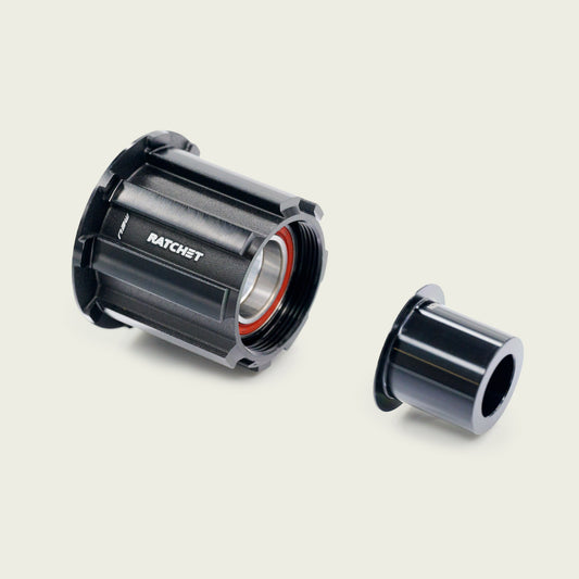 Closeup of Campagnolo N3W Frehub